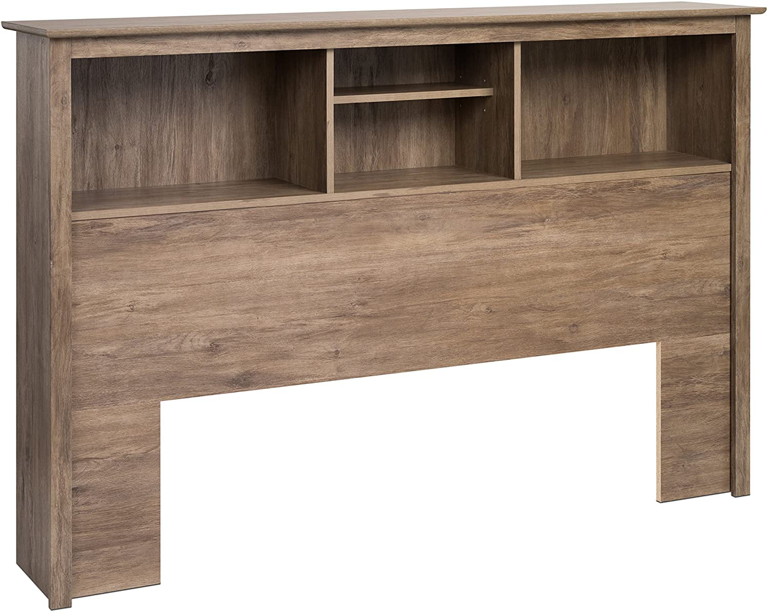 Prepac Salt Spring Drifted Gray Full/Queen Bookcase Headboard