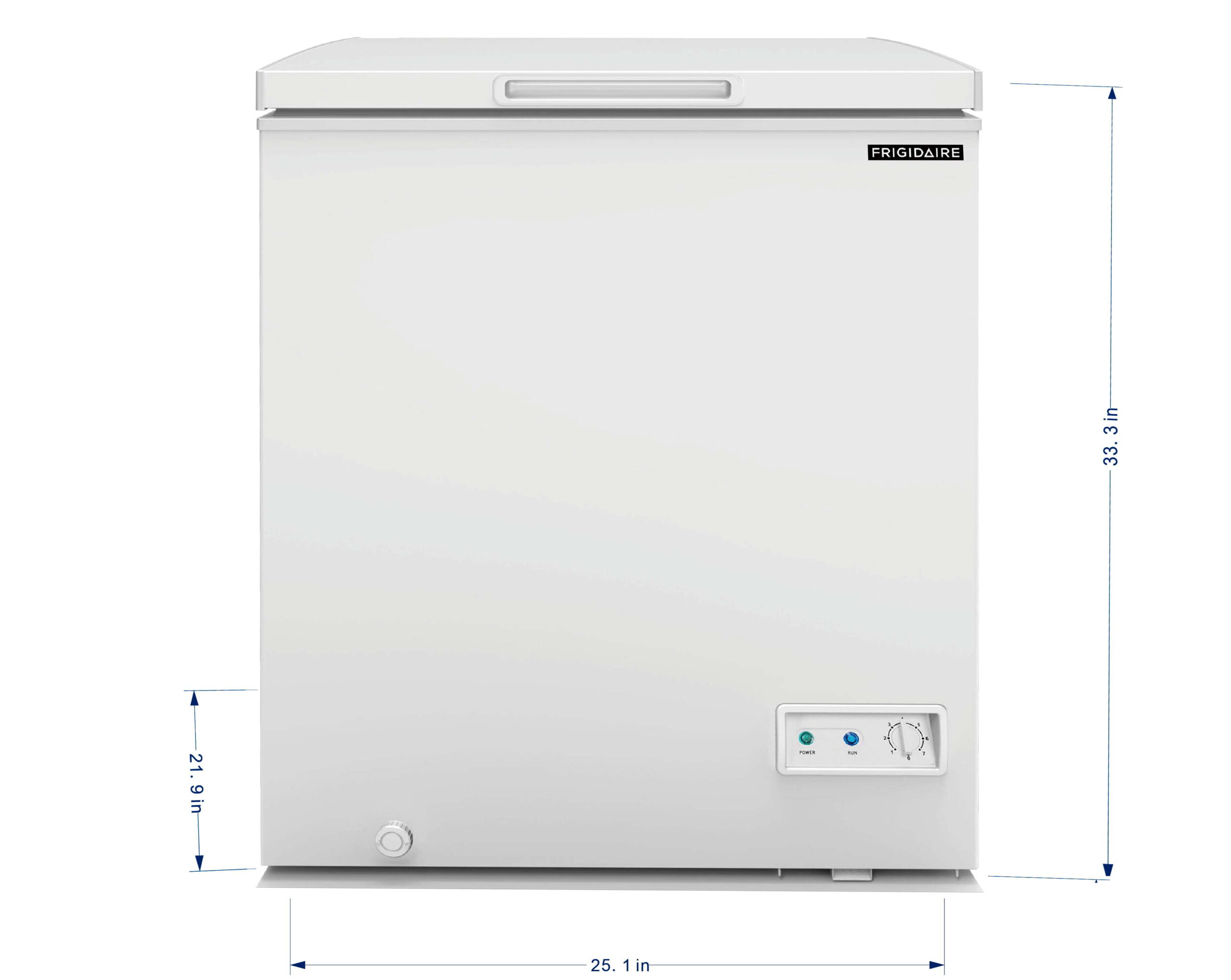 Frigidaire 5.0 Cu. ft. Chest Freezer. White