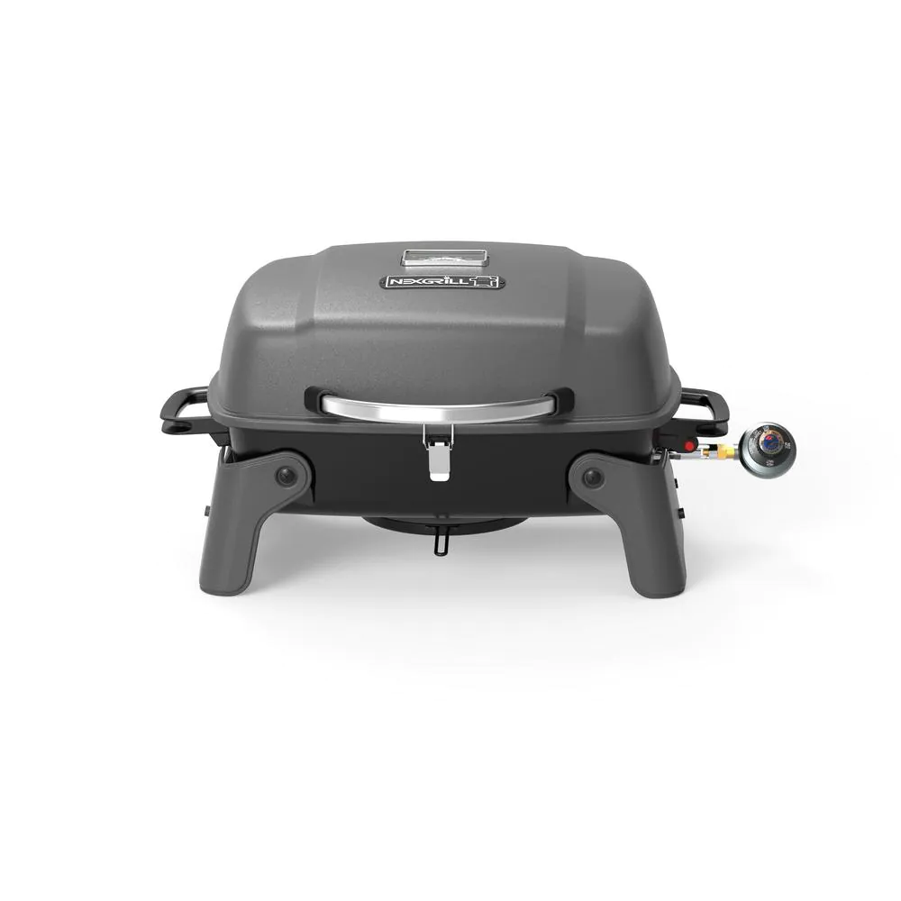 Nexgrill 820-0065B 1-Burner Portable Propane Gas Table Top Grill in Black