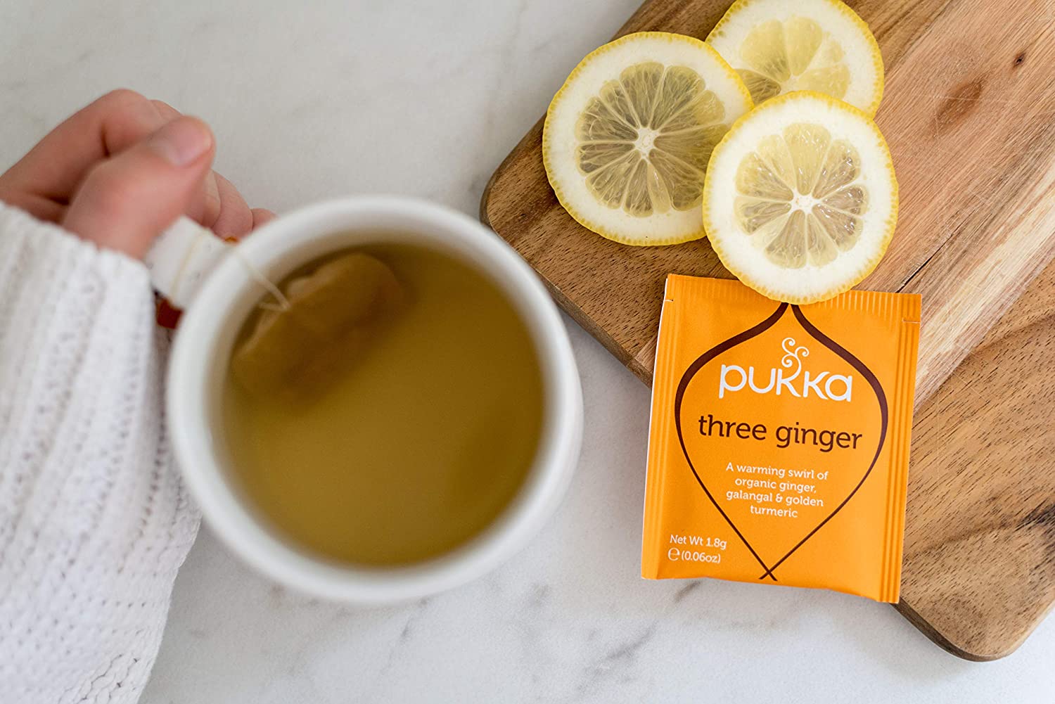 Pukka Three Ginger. Galangal and Turmeric. 3 Pack. 60 Tea Bags