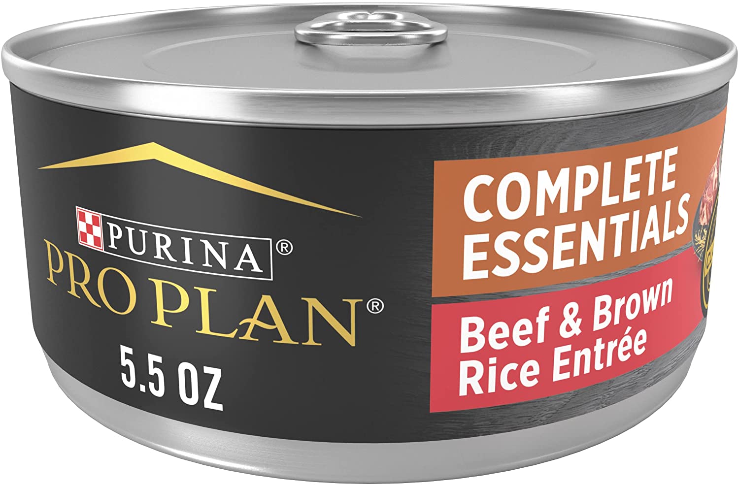 Purina Pro Plan High Protein Dog Food Wet Pate. Beef and Brown Rice Entree - (24) 5.5 oz. Cans