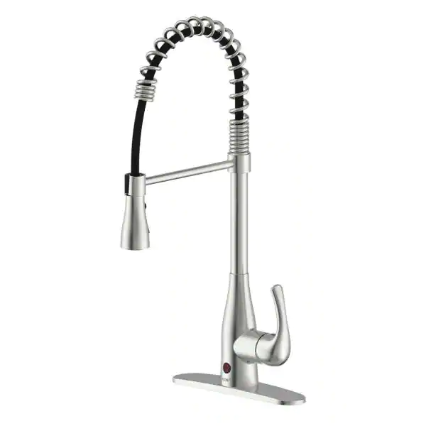 FLOW Motion Activated Single. Down Spring Neck Sprayer Kitchen Faucet
