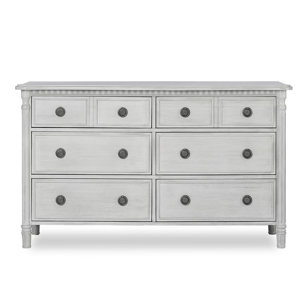 Evolur  Julienne 6-Drawers Antique Grey Mist Double Dresser