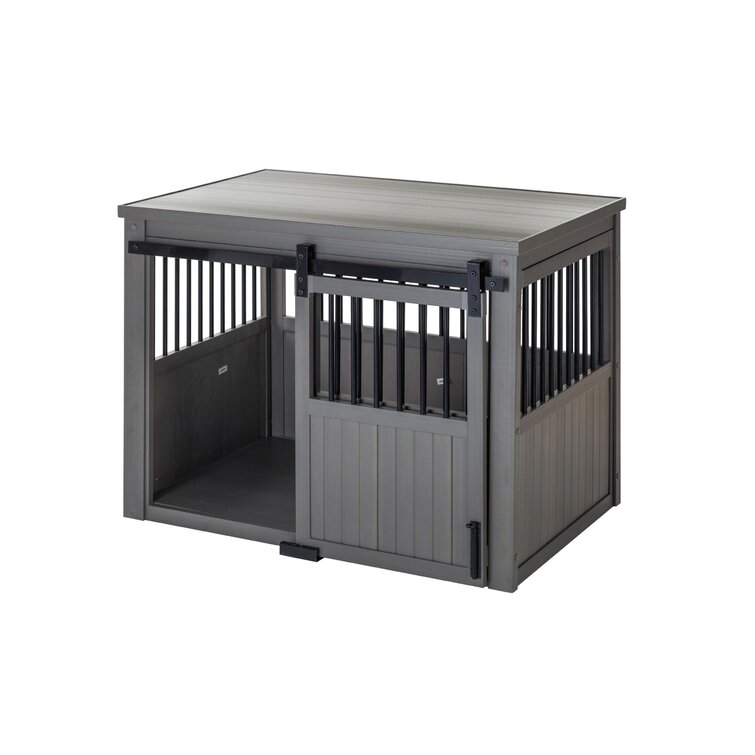 Sliding Barn Door Pet Crate