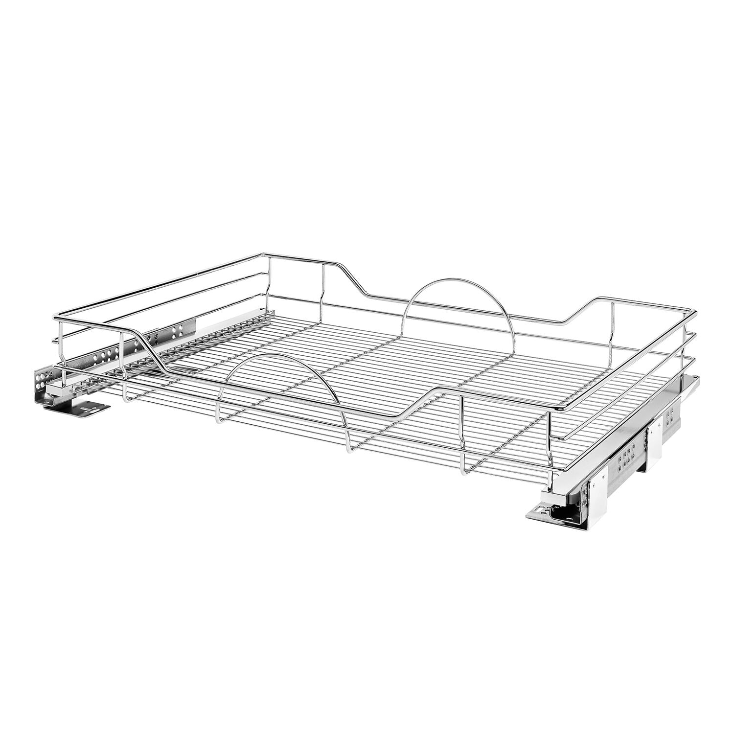 Rev-A-Shelf 32.36-in W x 5.2-in H 1-Tier Cabinet-mount Stainless Steel Soft Close Sliding Shelf Kit