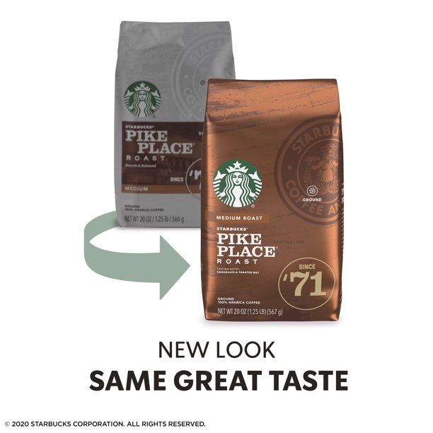 Starbucks Pike Place Medium Roast Ground Coffee (40 oz.)