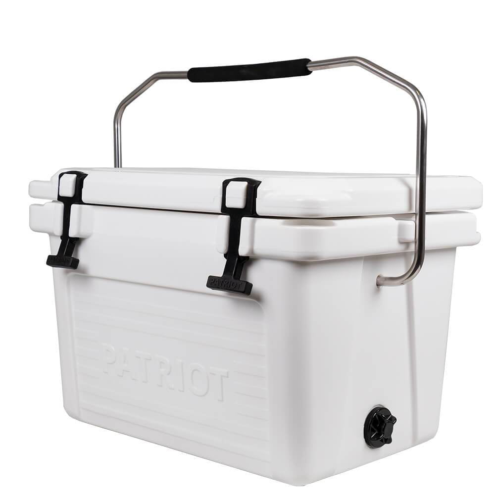 Patriot Coolers 20 Quart High Performance Rotomolded Cooler - White