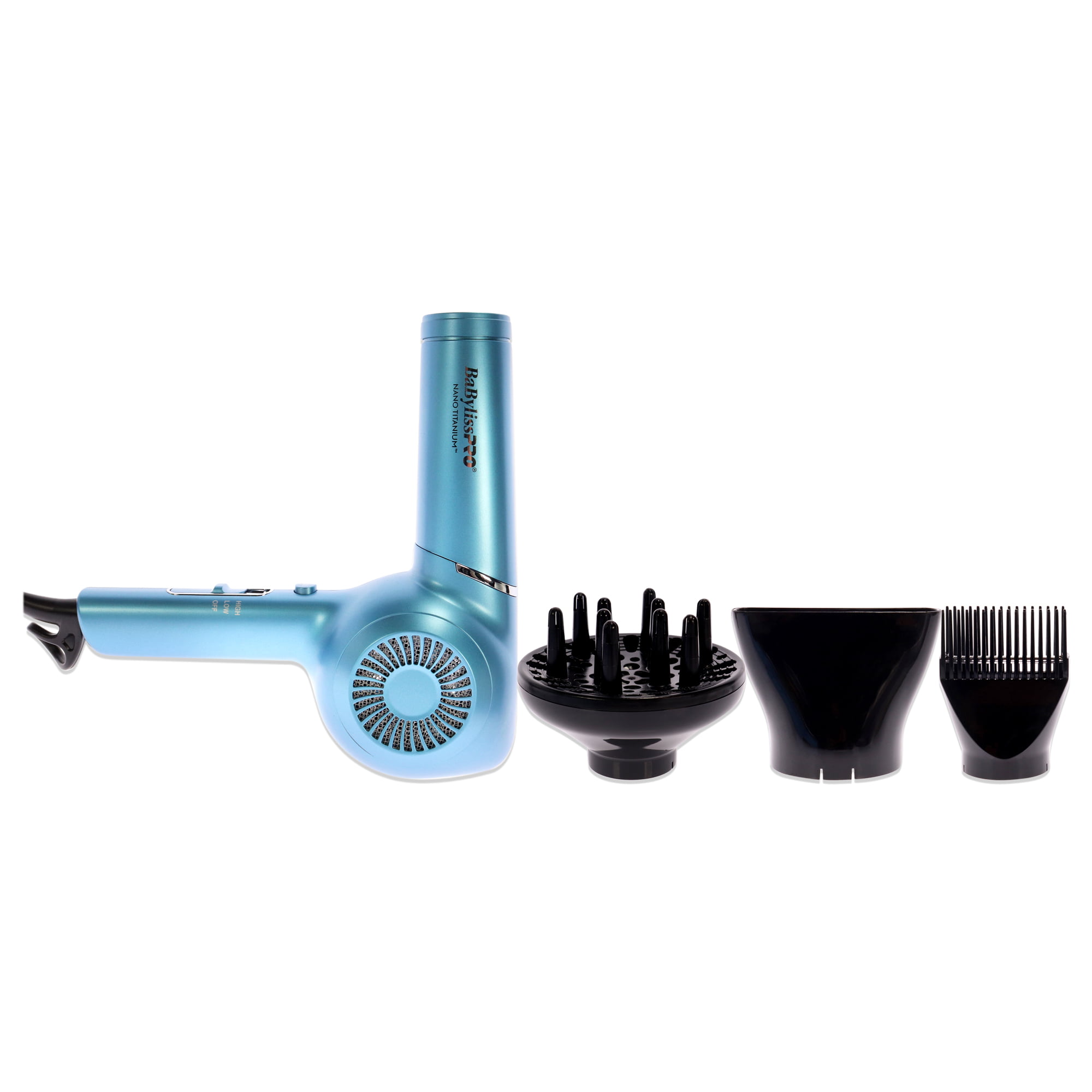 Babyliss Nano Titanium Classic Professional Pistol-Grip 1875 Watts Dryer - BNT5175UC - Blue - 1 Pc Hair Dryer