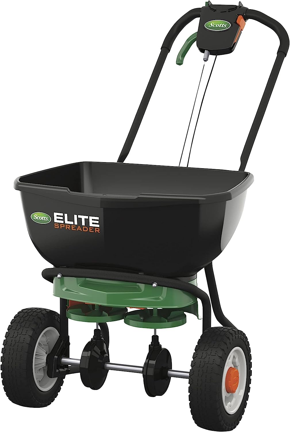 Scotts Elite Spreader. Black/Green