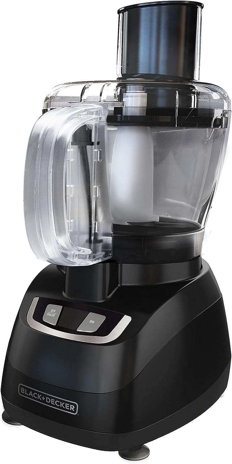 BLACK+DECKER 8-Cup Food Processor. Black. FP1600B