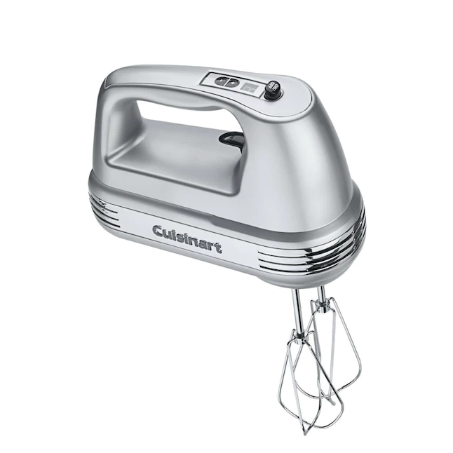 Cuisinart  Power Advantage 35-in Cord 9-Speed Silver Hand Mixer. Chrome