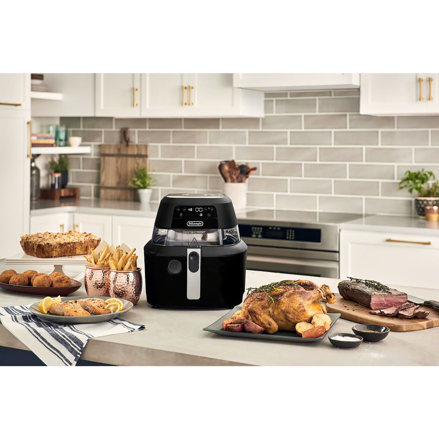 De-Longhi Rapid Crisp 5-Quart Air Fryer in Black