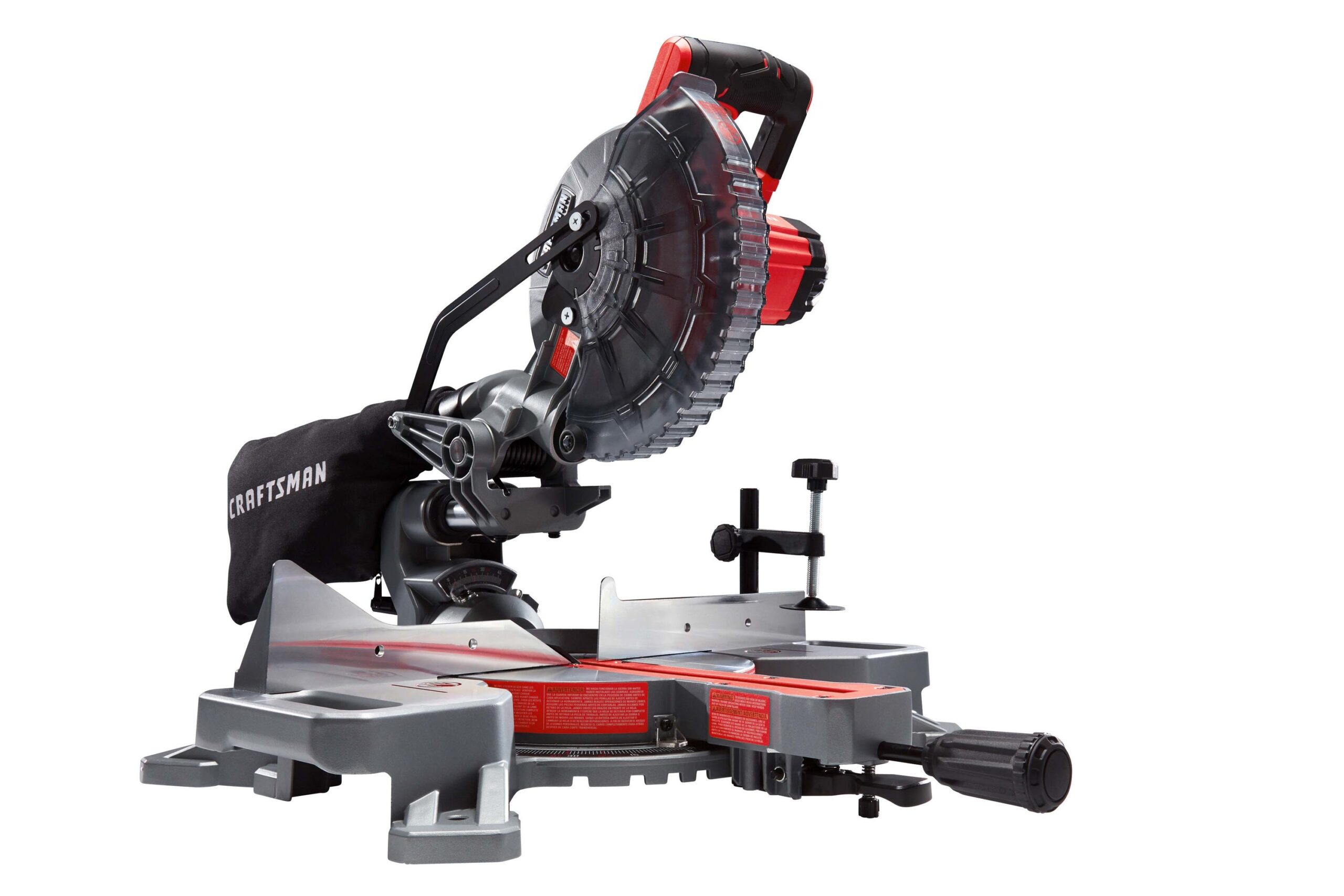 CRAFTSMAN V20 7-1/4-in 20-volt Max Single Bevel Sliding Compound Miter Saw (Cordless)