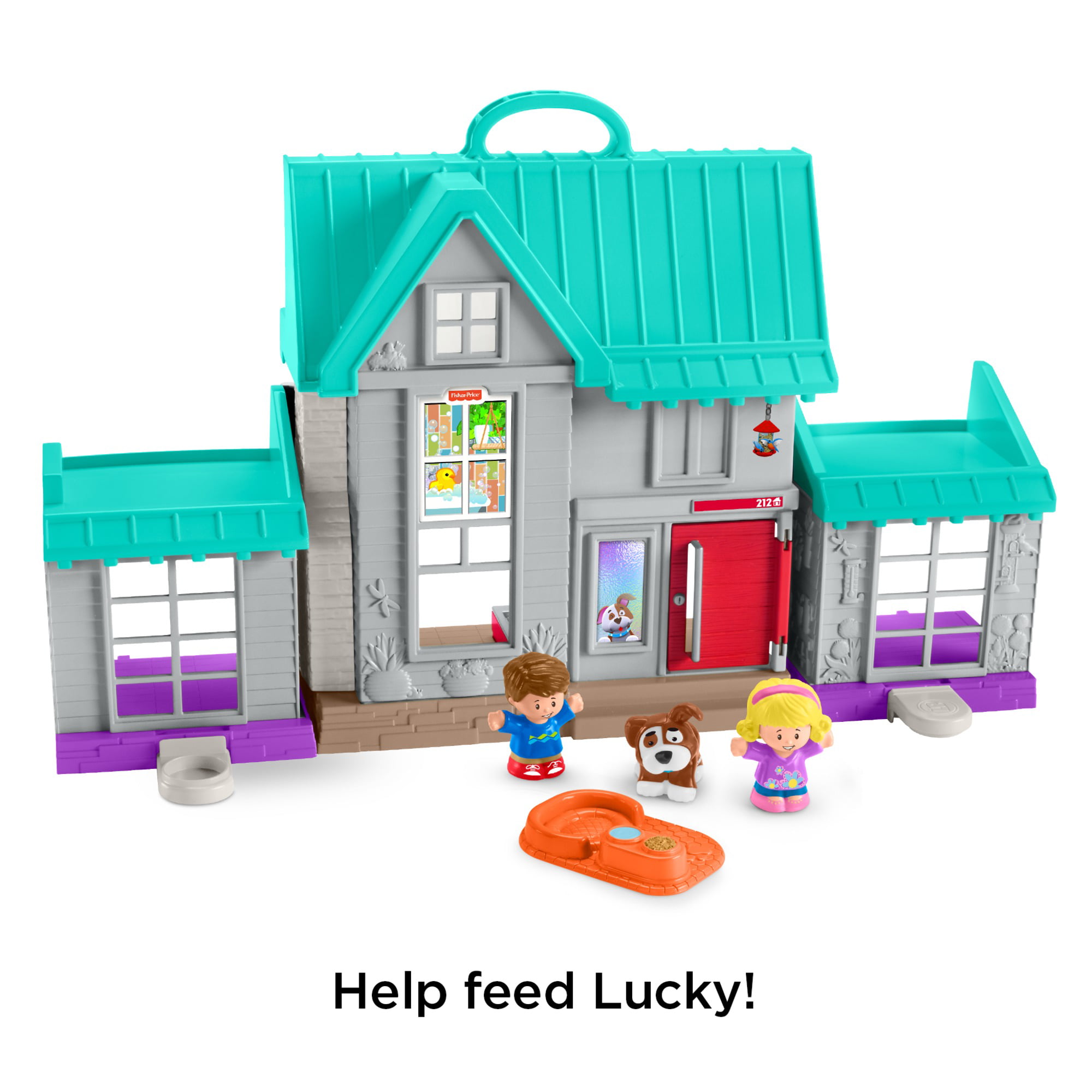 Fisher-Price Little People Toddler Playhouse. Big Helpers Home Electronic Playset. 7 Play Pieces