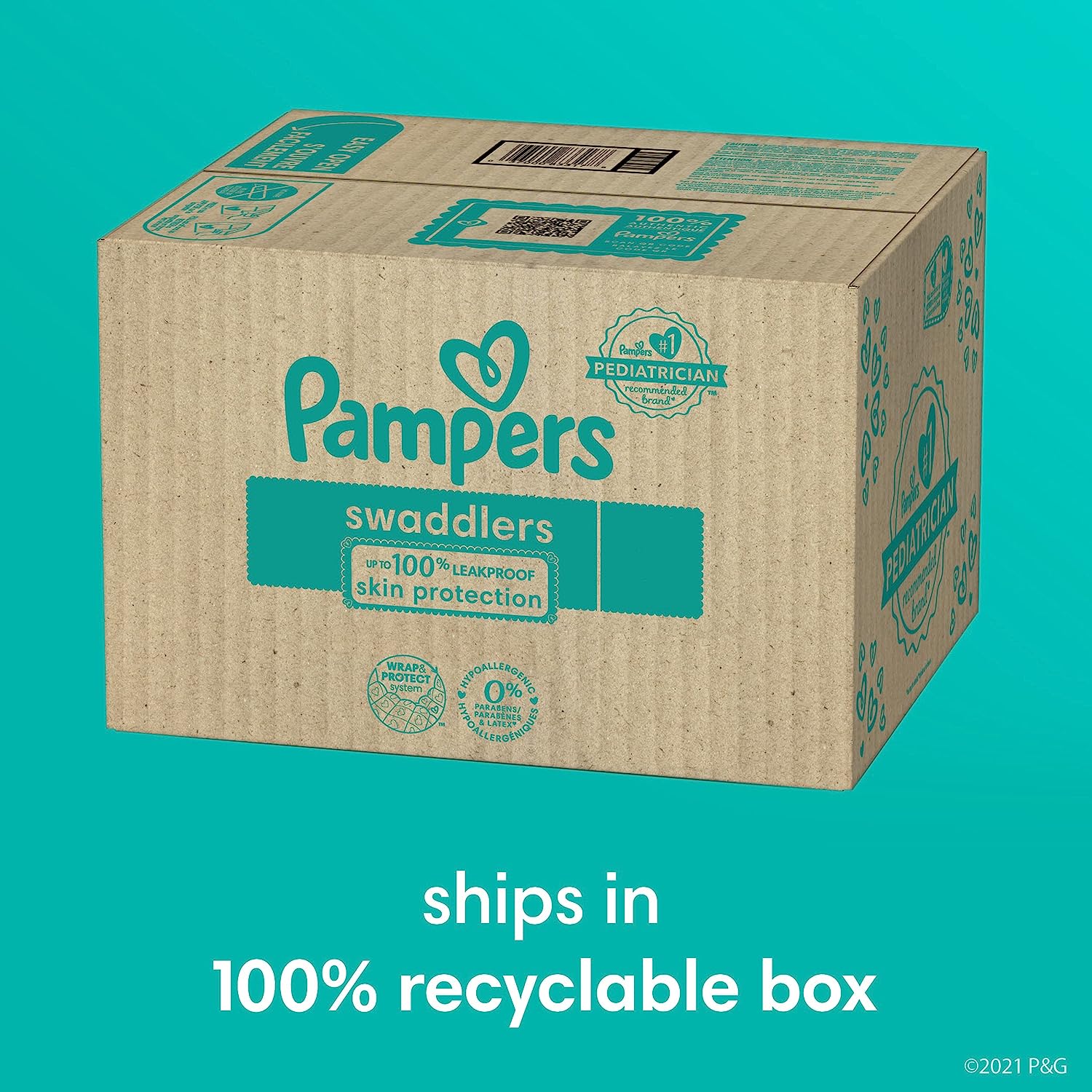 Diapers Size 6. 108 Count - Pampers Swaddlers Disposable Baby Diapers (Packaging & Prints May Vary)
