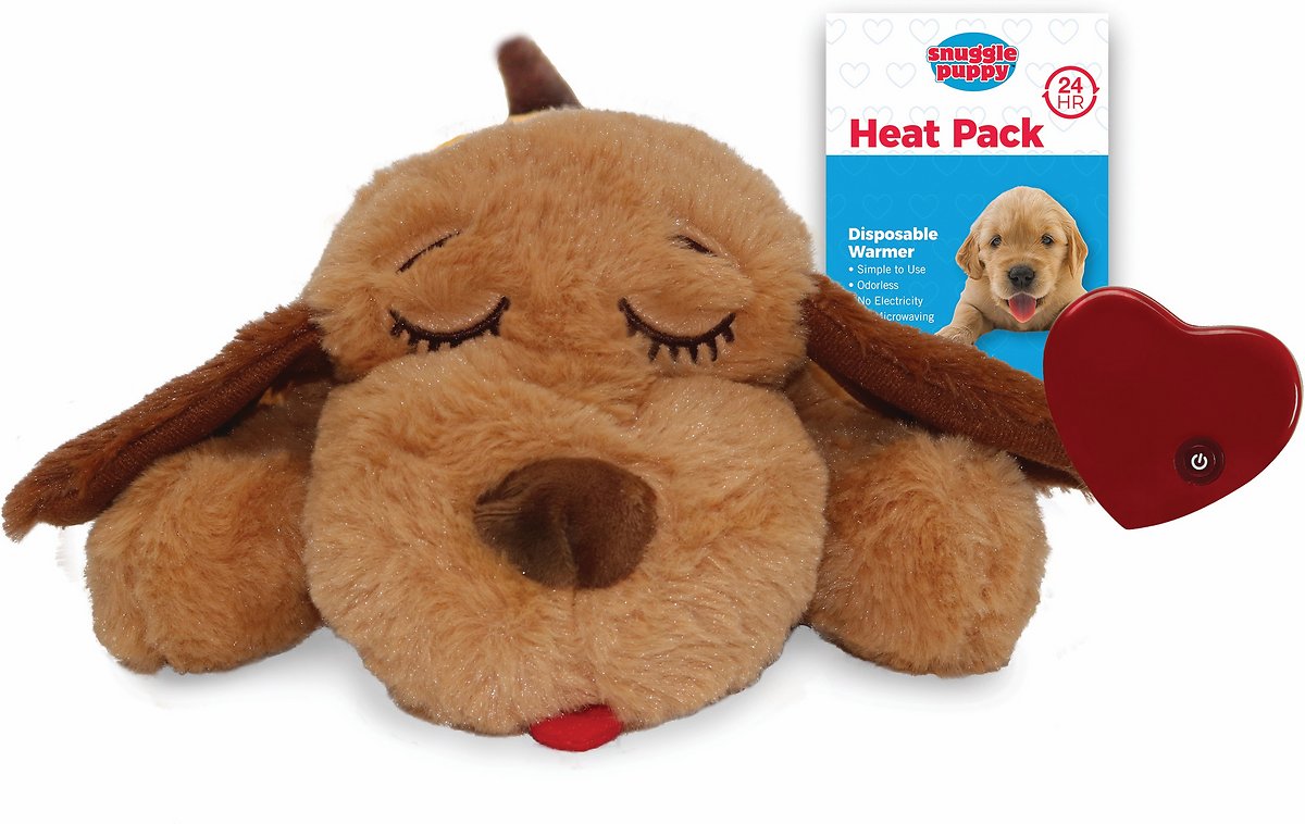 Smart Pet Love Snuggle Puppy Behavioral Aid Dog Toy. Light Brown