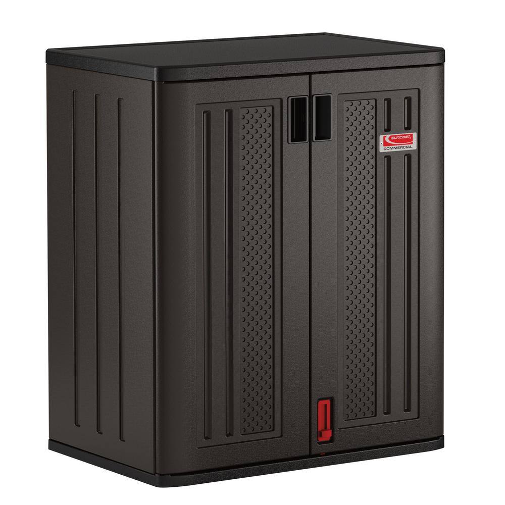 Suncast Commercial BMCCPD3600R 30 in. W x 36 in. H x 20 in. D Plastic Freestanding Garage Base Cabinet in Slate