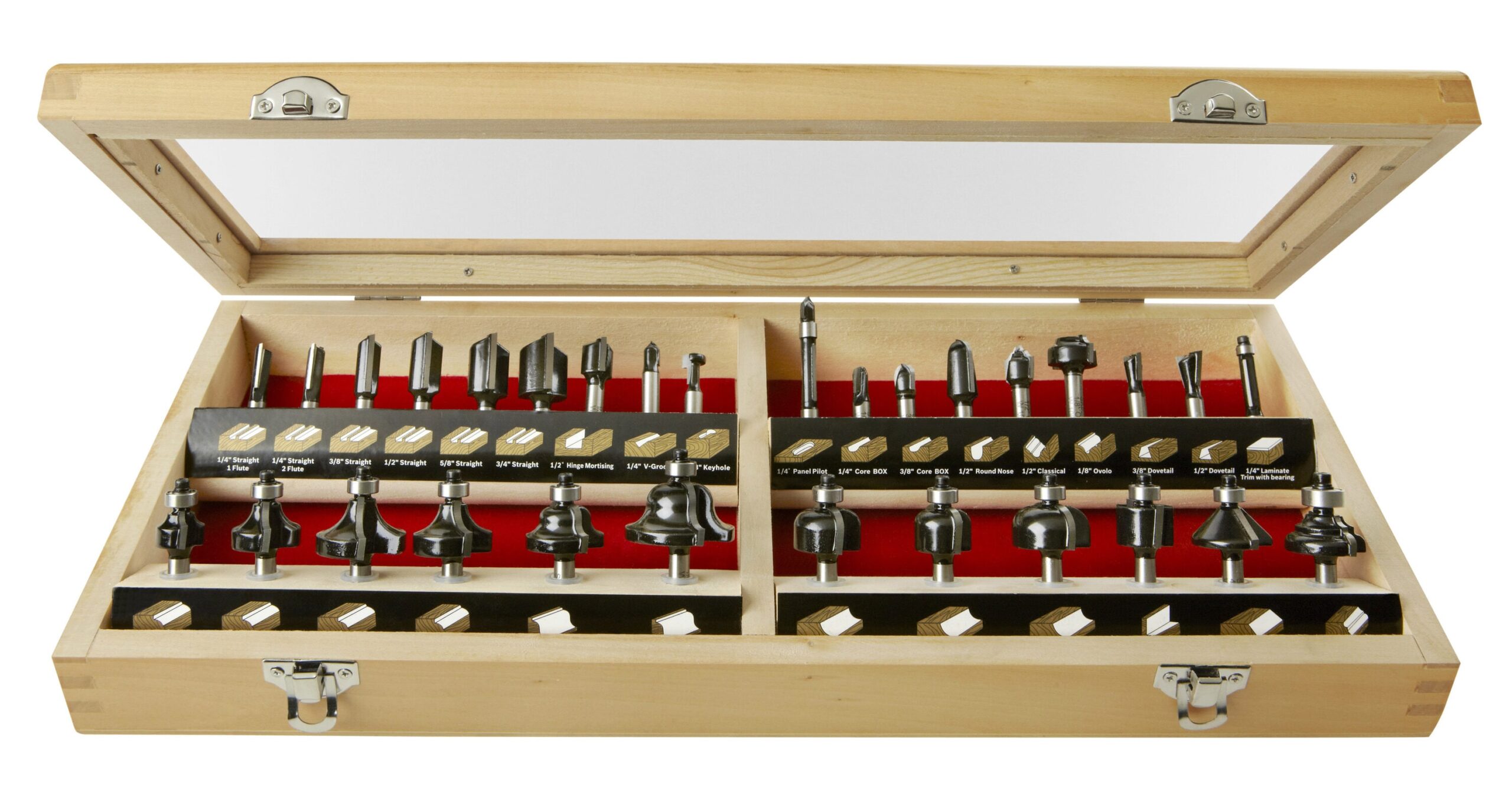 SKIL 30-Piece Carbide-Tipped Router Bit Set