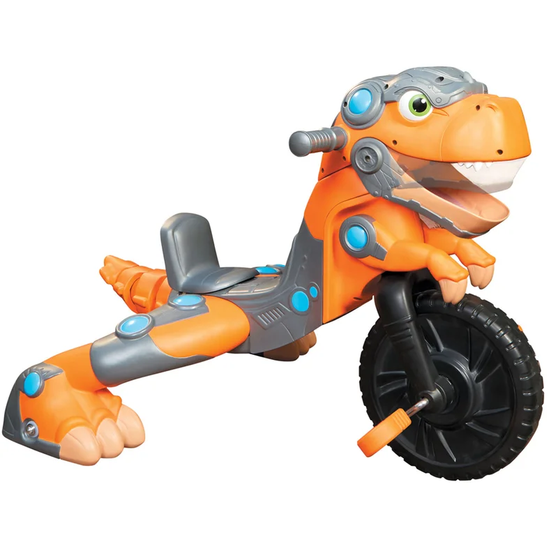 Little Tikes Chompin- Dino Trike. Outdoor Indoor Ride On Toy w/ Dinosaur Sounds Roars. Adjustable Seat. Rugged Wheels- Kids Gift. for Toddler Boys & Girls Ages 3 4 5+ Years Old