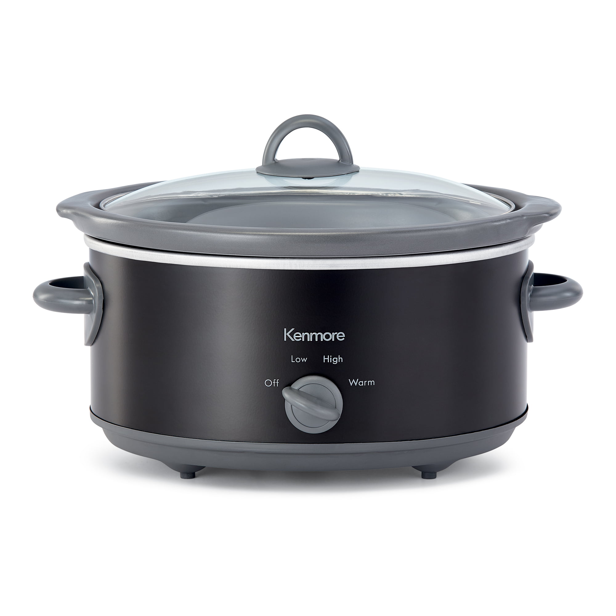 Kenmore Slow Cooker. 5 qt (4.7L). Easy to Use. Dial Control. Black