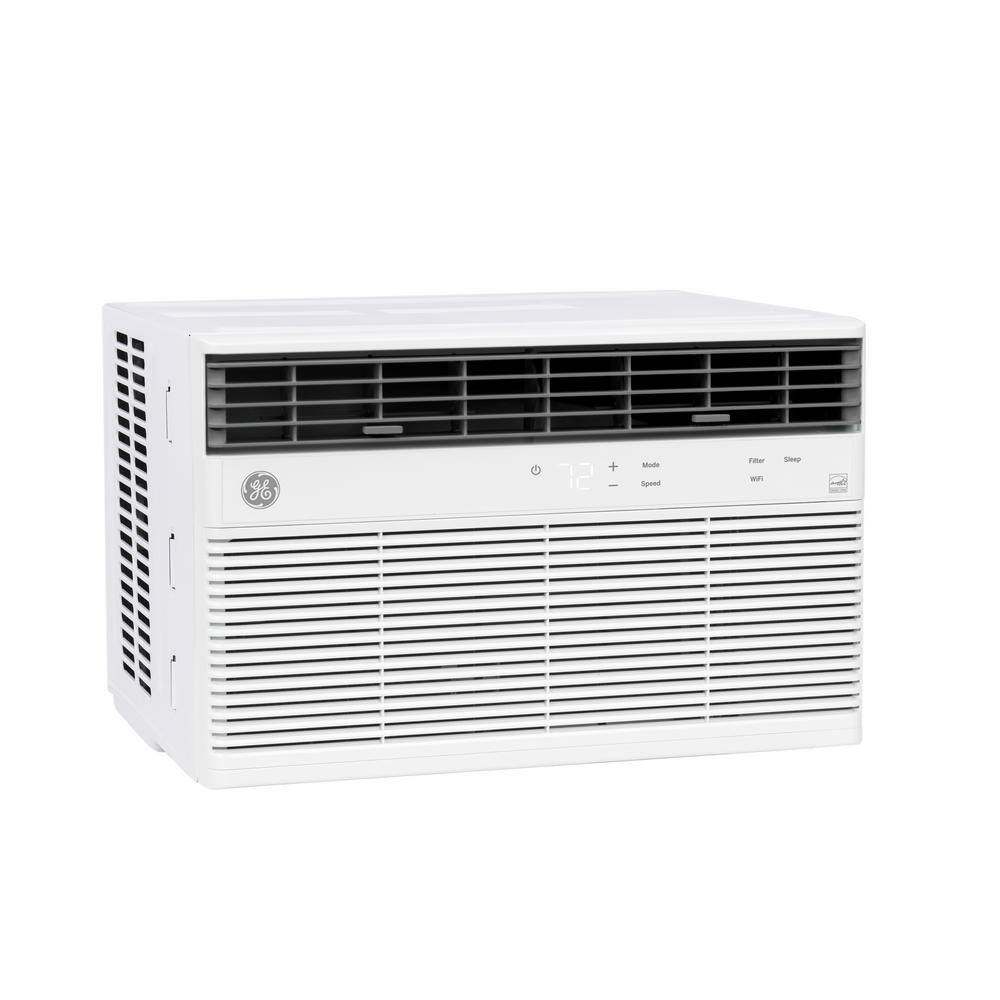 GE AHTK18BA 18.300/17.800 BTU 230/208-Volt Window Air Conditioner for 1000 sq ft Rooms with WiFi and Remote in White. ENERGY STAR