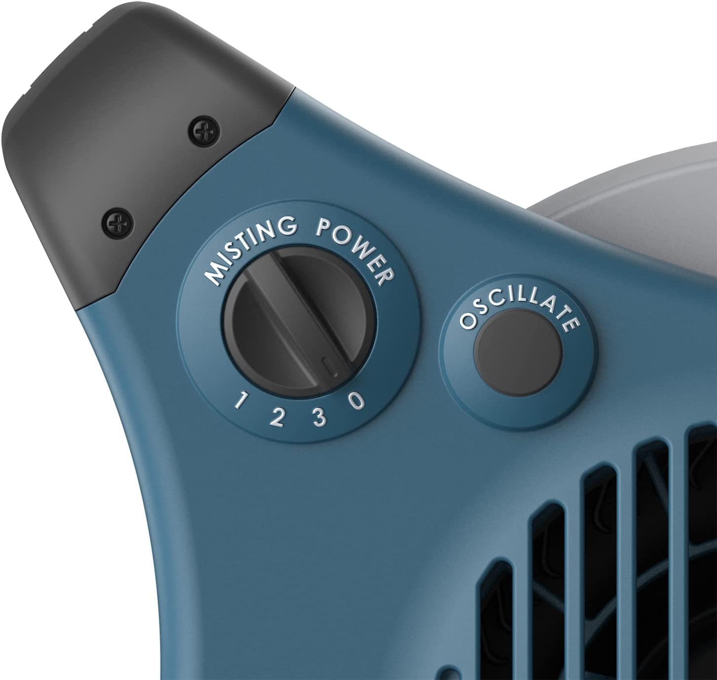 Lasko 7054 Misto Outdoor Misting Blower Fan - Features Cooling Misters. Ideal for Sports. Camping. Decks & Patios. Blue