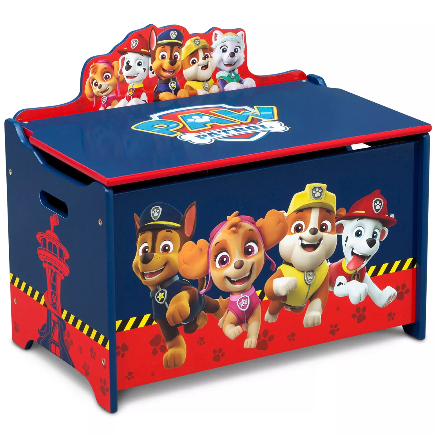 Delta Children Deluxe Toy Box - Greenguard Gold Certified. Nick Jr. PAW Patrol