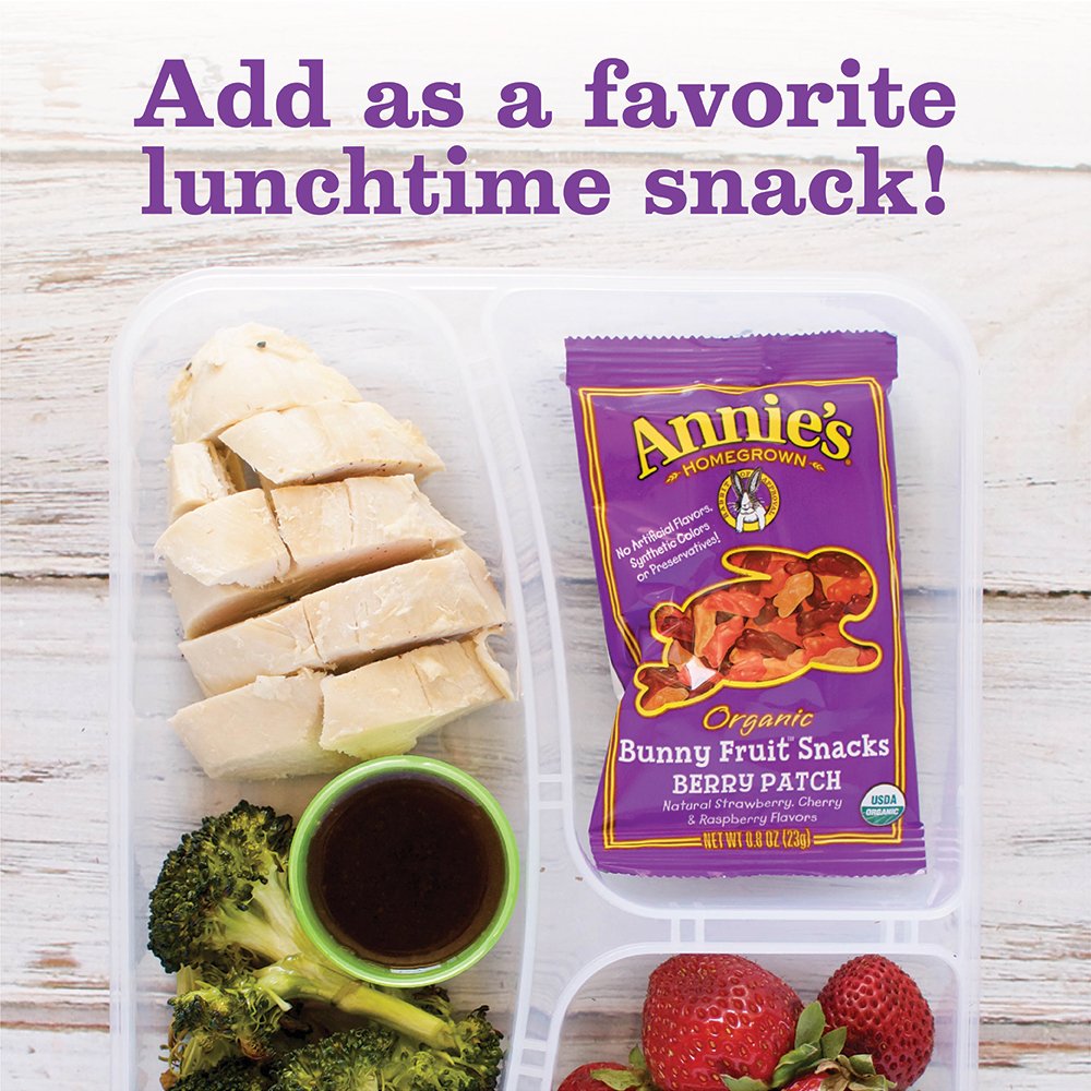 Annie-s Organic Bunny Fruit Snacks. Variety Pack. 12 Pouches. 9.6 oz Box