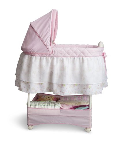 Delta Children Disney Gliding Bassinet. Pink Princess