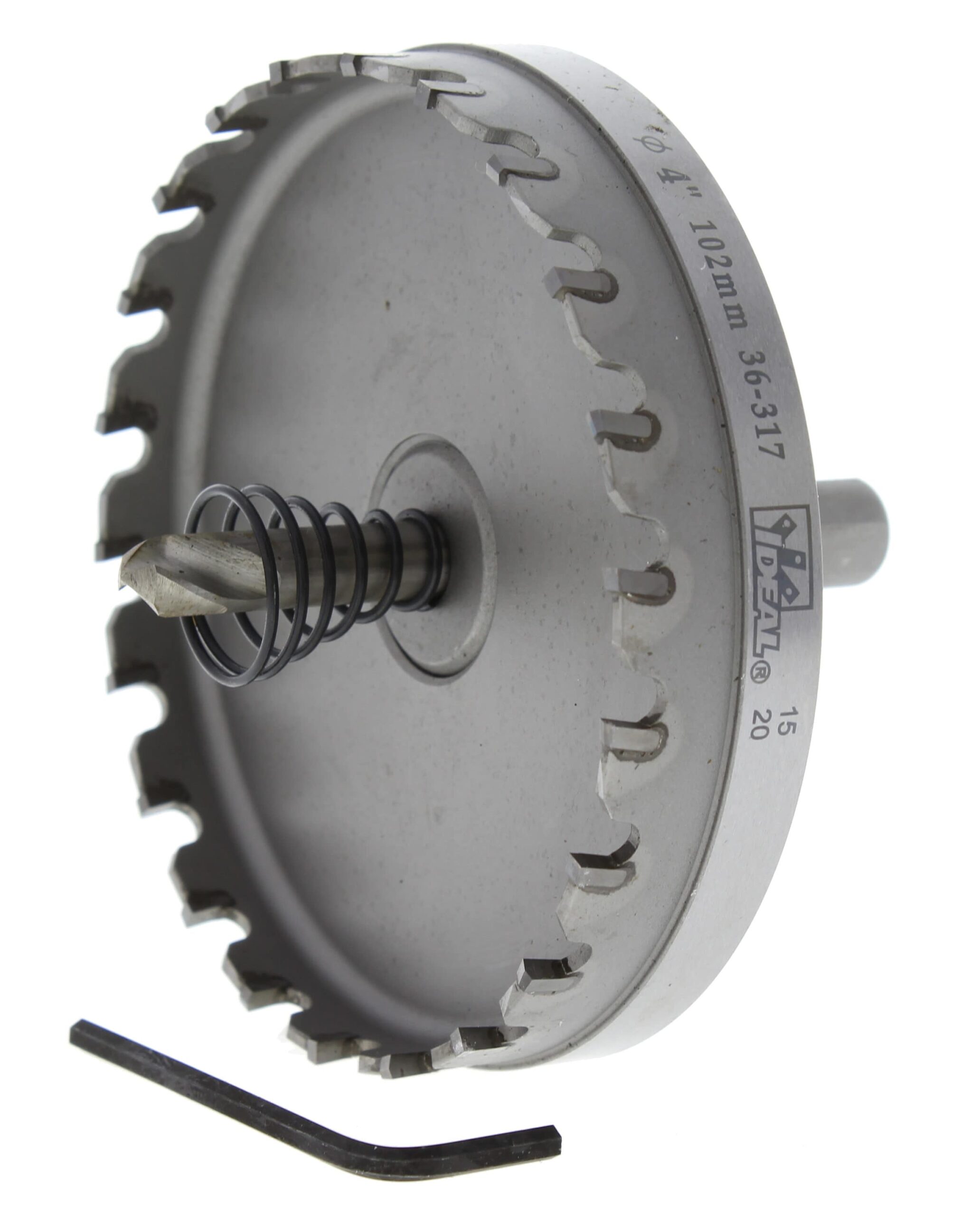 IDEAL 4-in Carbide-tipped Non-arbored Hole Saw
