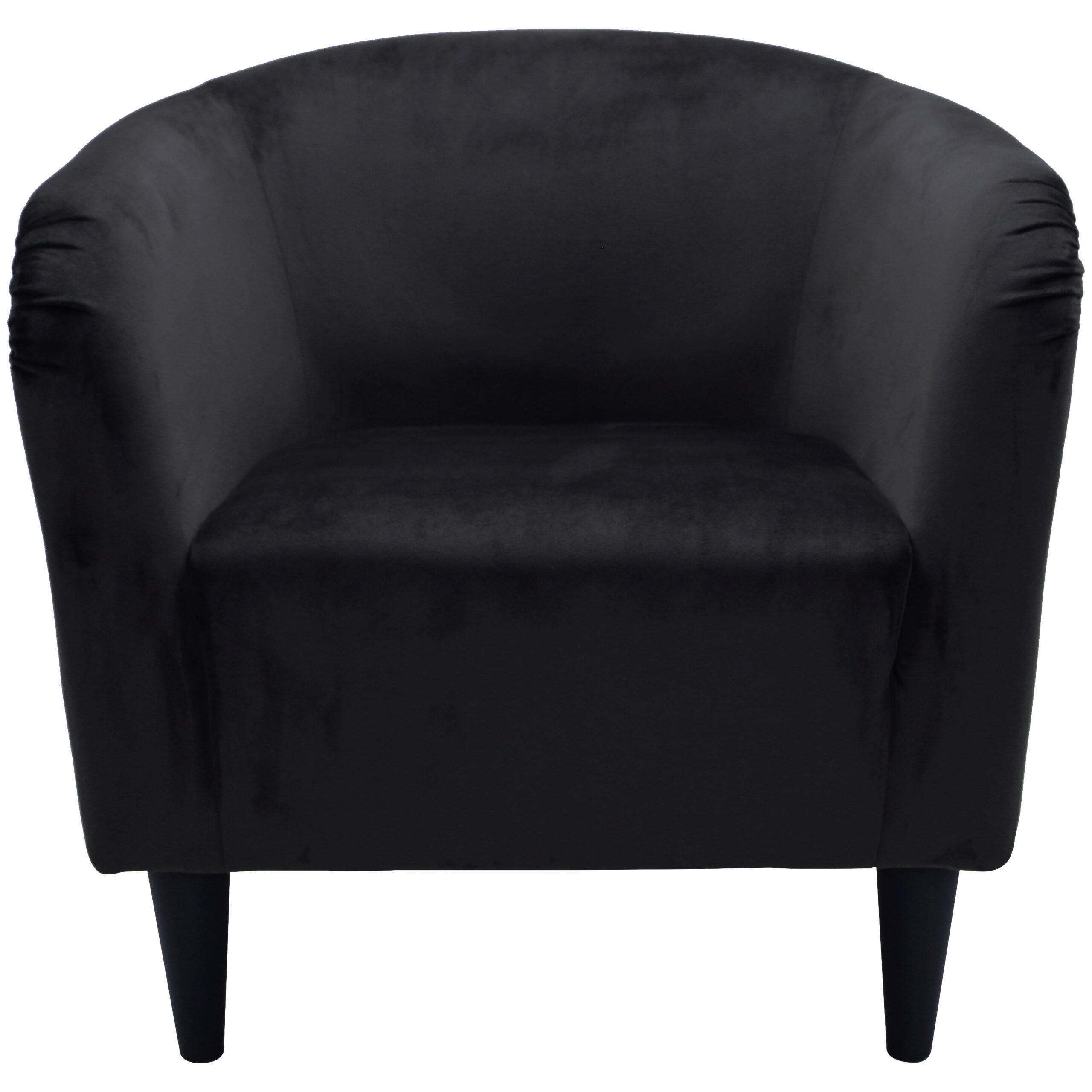 Mainstays Microfiber Tub Accent Chair. Black