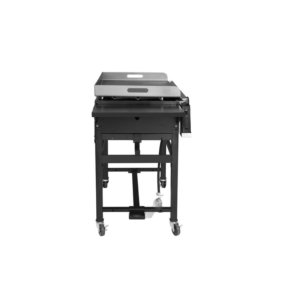 Royal Gourmet GB4001C 4-Burner Gas Griddle with a Cover in Steel