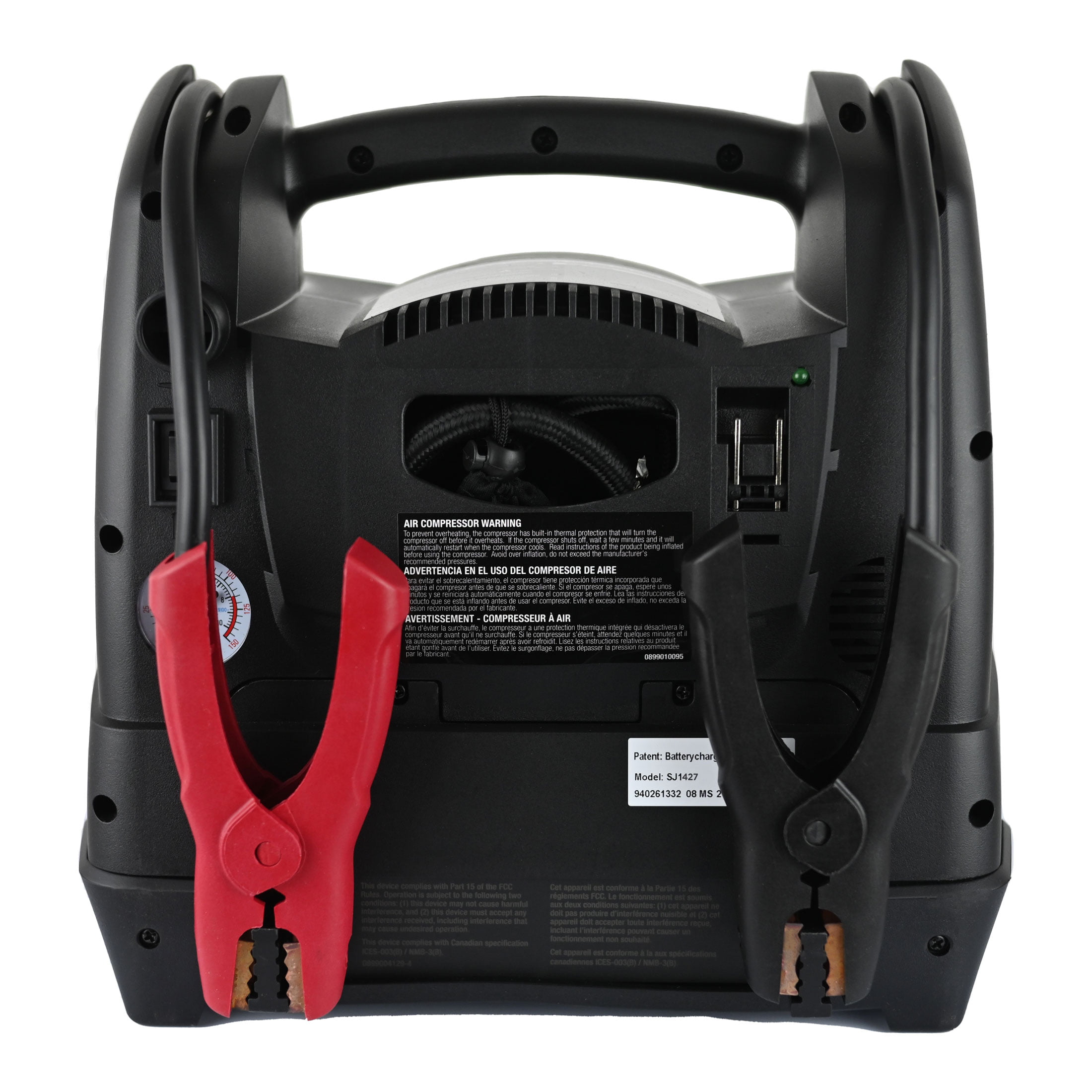 Schumacher SJ1427 6-in-1 Portable Power Station and 1500 Peak Amp Jump Starter 150-Psi