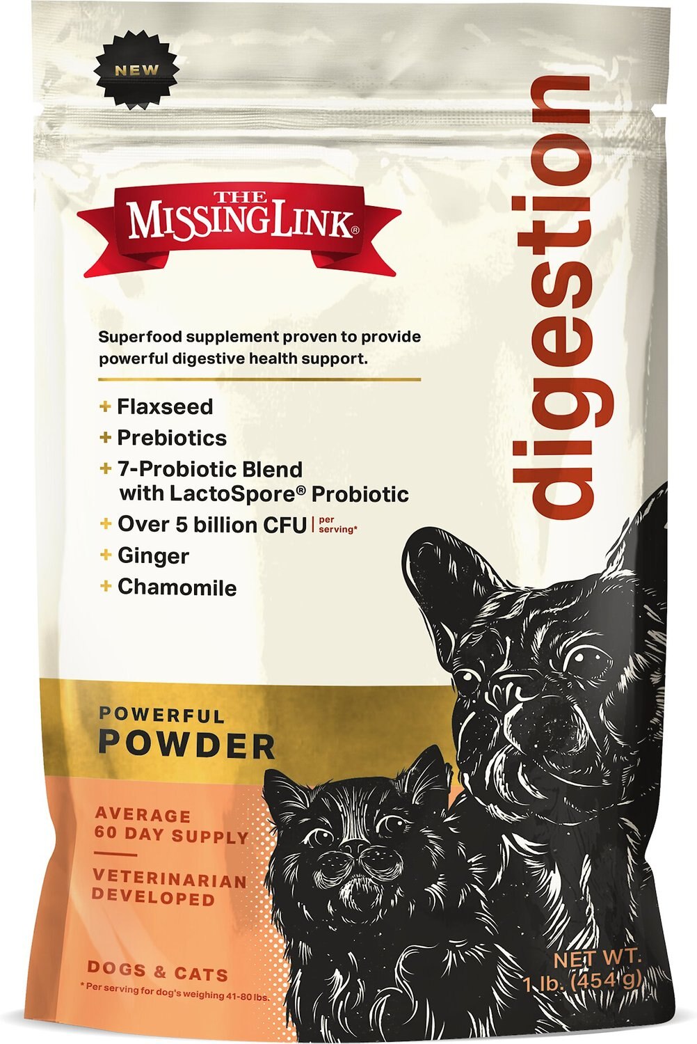 The Missing Link Digestion Powder Dog & Cat Supplement