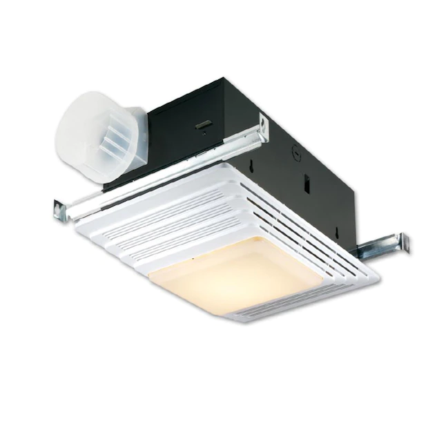 Broan  4.5-Sone 100-CFM White Lighted Bathroom Fan