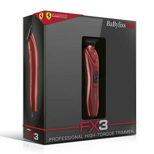 Babyliss Pro RED Ferrari Designed X3 Cord/Cordless. Zero gap Trimmer FXX3T