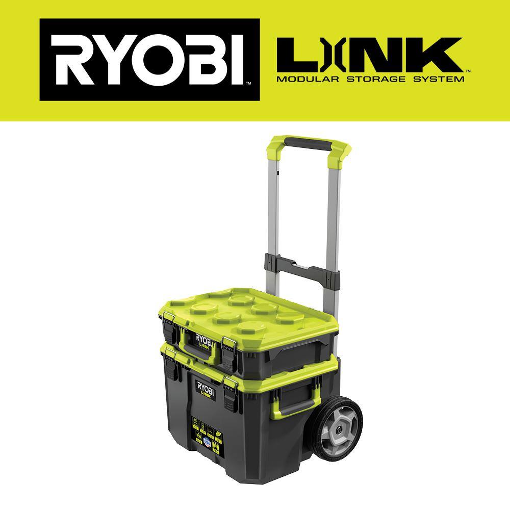 RYOBI STM201-STM101 LINK Rolling Tool Box with Standard Tool Box