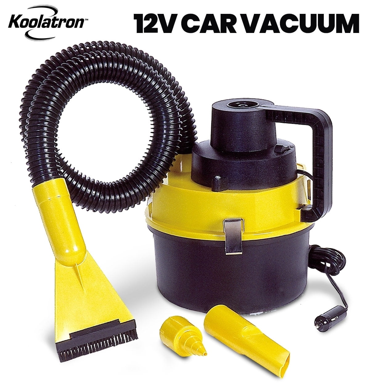 Koolatron 12V Compact Wet/Dry Canister Vacuum with Accessory Kit