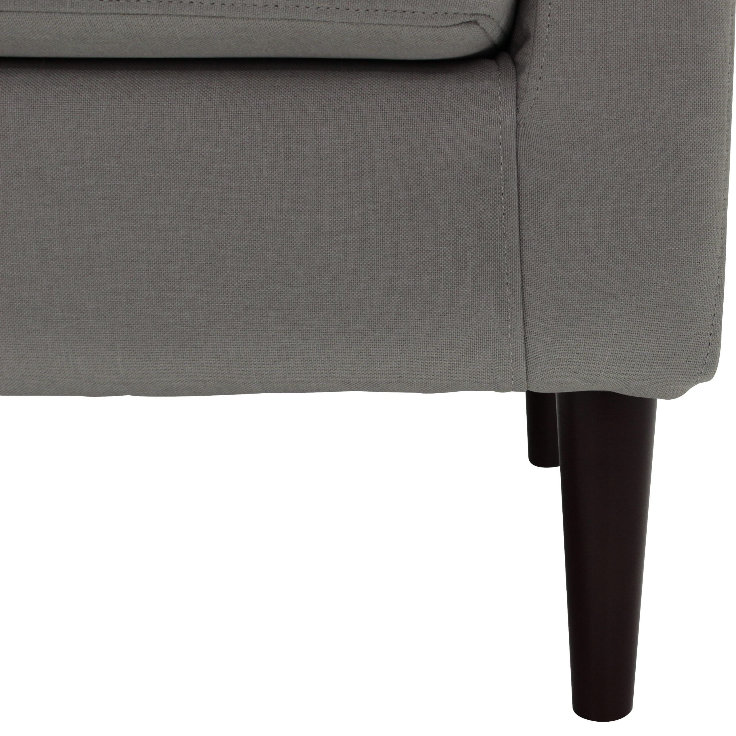 Mainstays Kinley Lounge Arm Chair. Beige Polyester Fabric