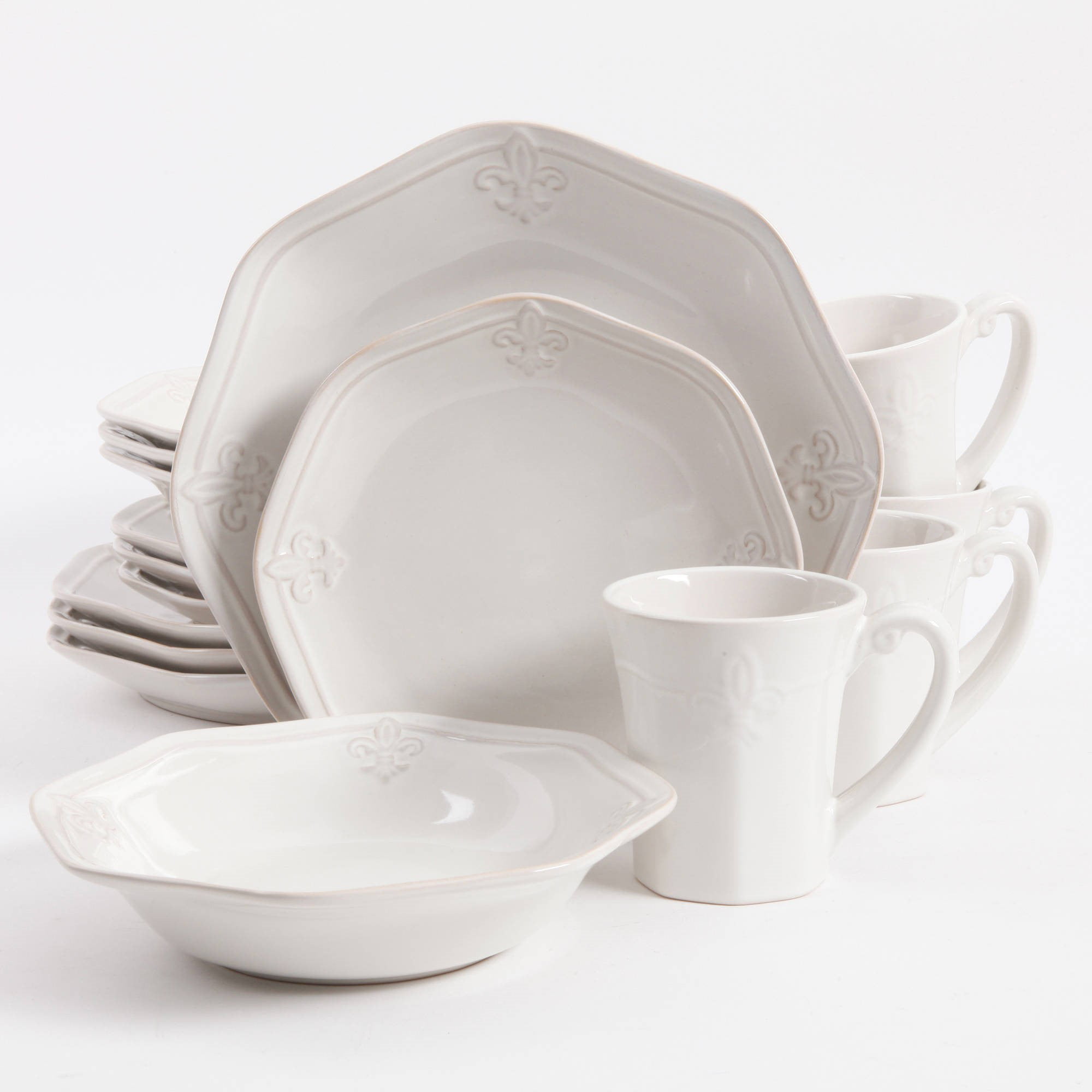 Better Homes & Gardens Country Crest Dinnerware. Set Of 16