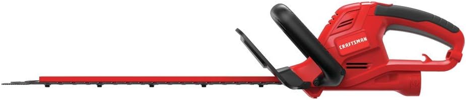 CRAFTSMAN Electric Hedge Trimmer. 22-Inch. Corded. Red/Black (CMEHTS822)