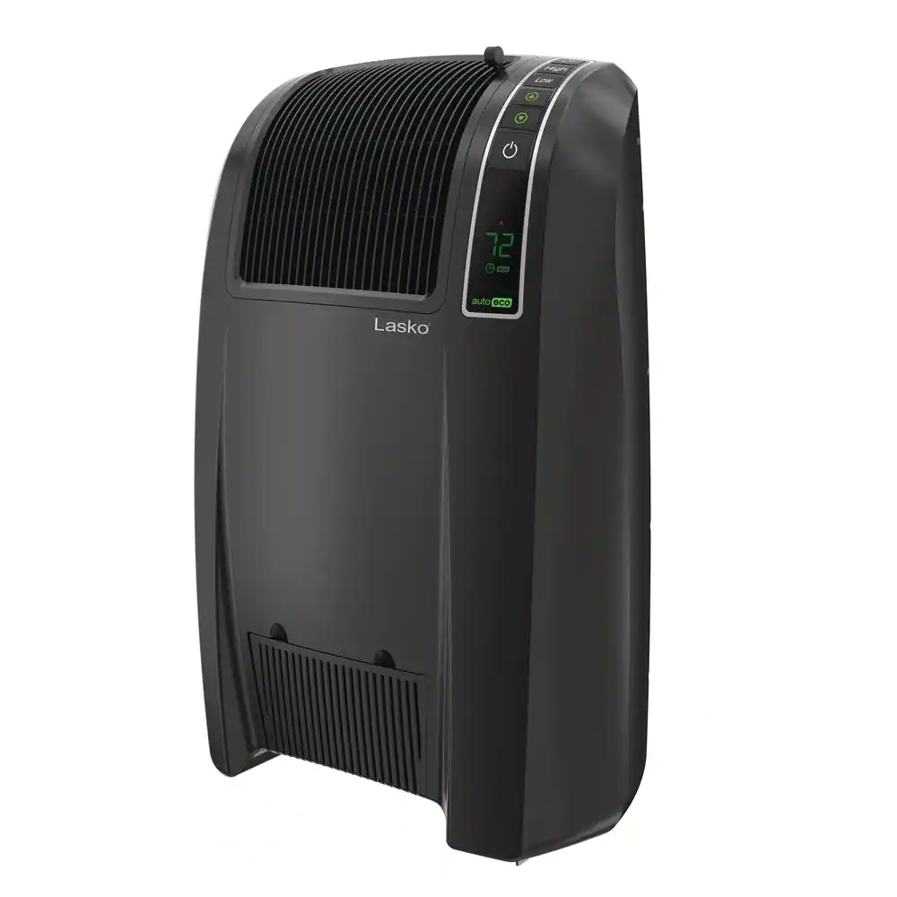 Lasko 5868 Cyclonic 1500-Watt Electric Ceramic Space Heater with Remote Control and Cool-Touch Technology