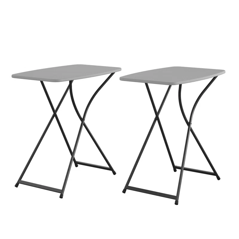 COSCO 37129GRY2E Personal Folding Activity Tables. Gray. 2 Pack