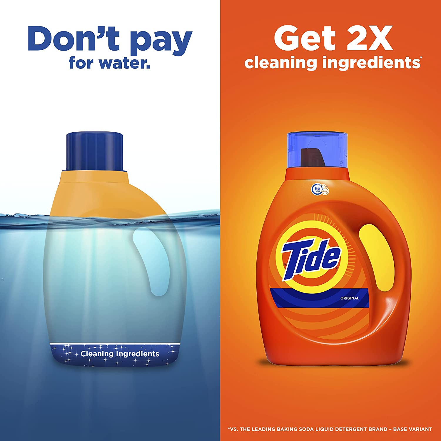 Tide Liquid Laundry Detergent Soap. High Efficiency. Original Scent. 64 Loads