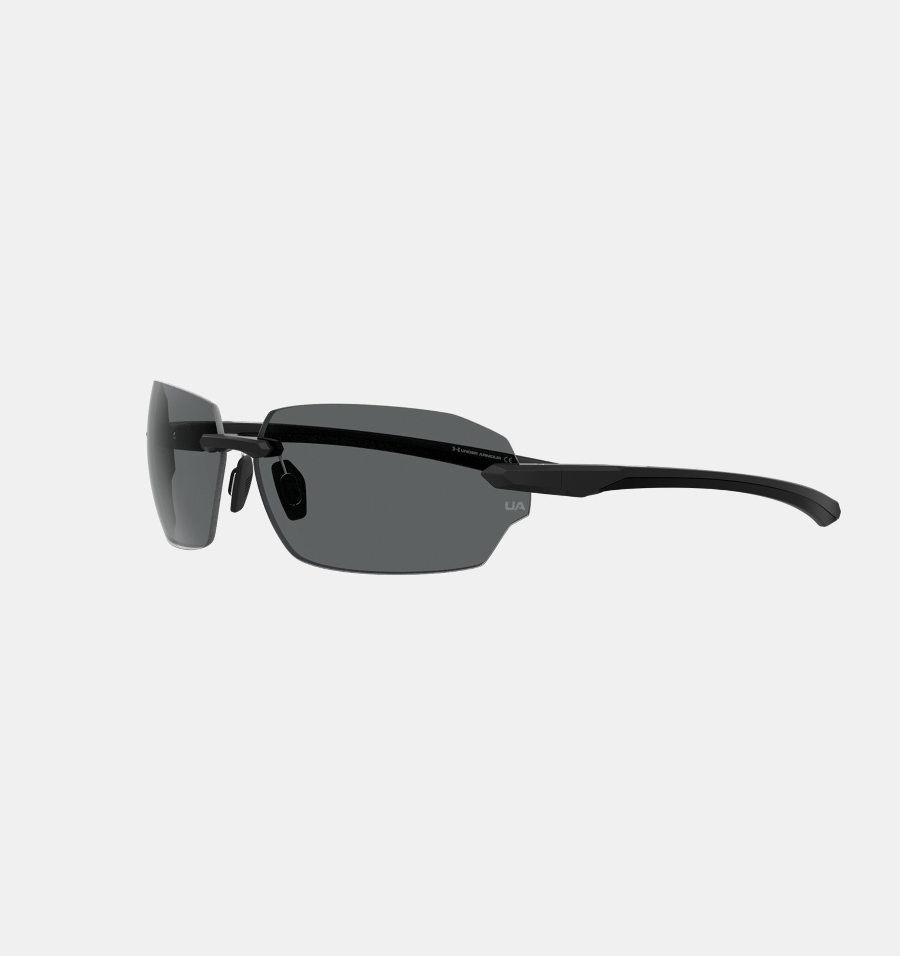 UnderArmour Unisex UA Fire 2 Sunglasses - Matte Black / Gray - Size M/L