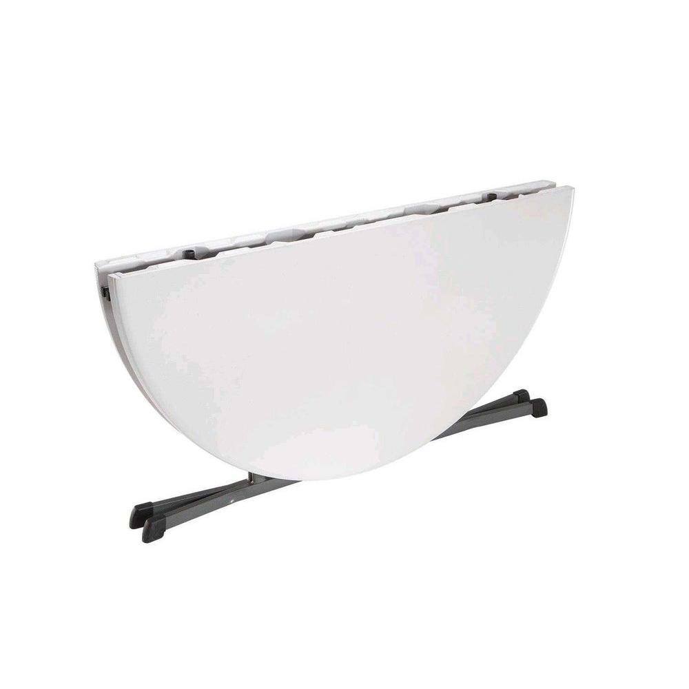 Lifetime 25402 White Granite Round Folding Table