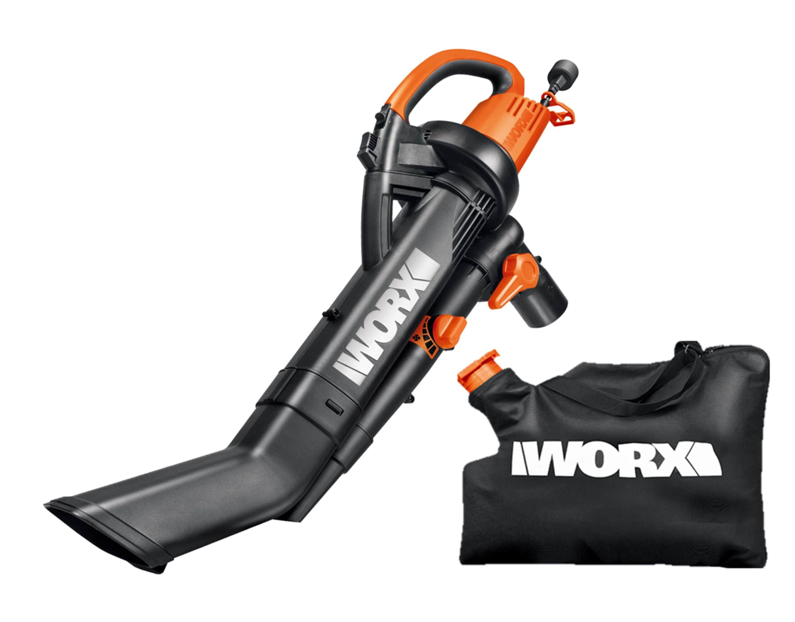 WORX Trivac 2 350-CFM 210-MPH Corded Electric Handheld Leaf Blower