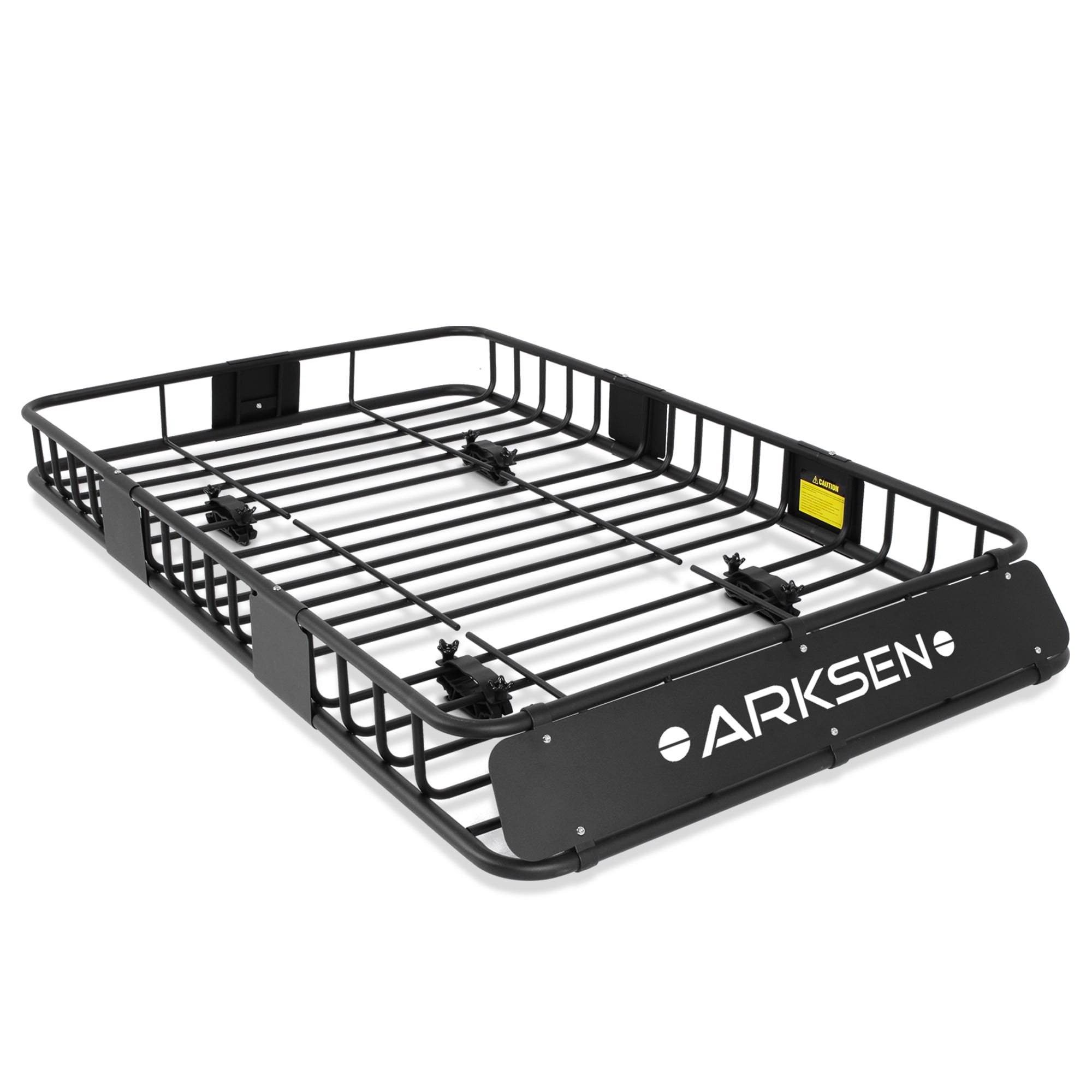 Arksen 64″ Universal Black Roof Rack Cargo with Extension Car Top Luggage Holder Carrier Basket SUV