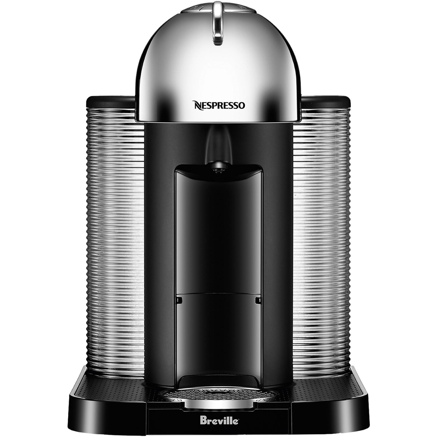 Breville Nespresso Vertuo Coffee & Espresso Single-Serve Machine in Chrome