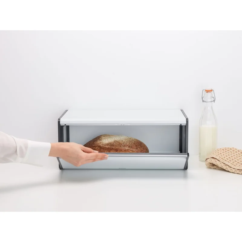 Brabantia 306006 Fall Front Bread Box White